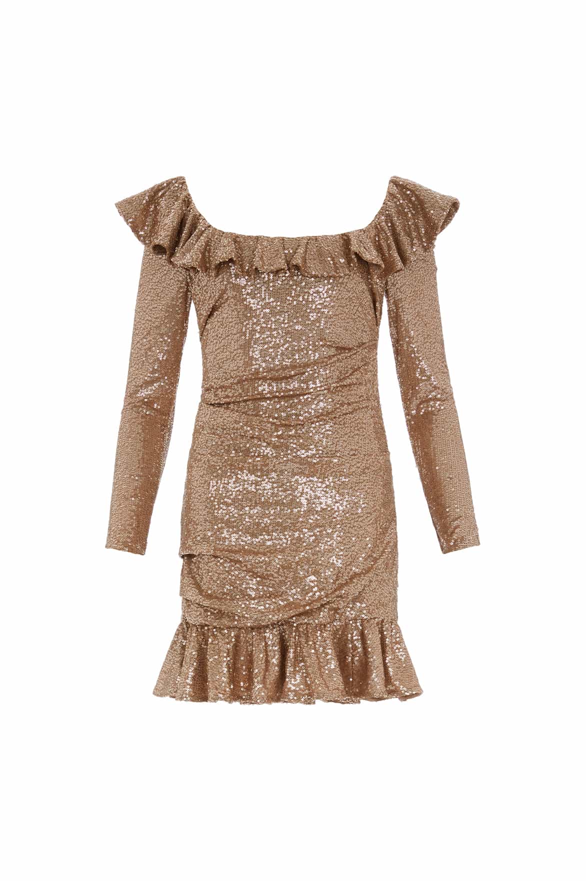 Camille Long Sleeve Micro Mini Dress - Image 3
