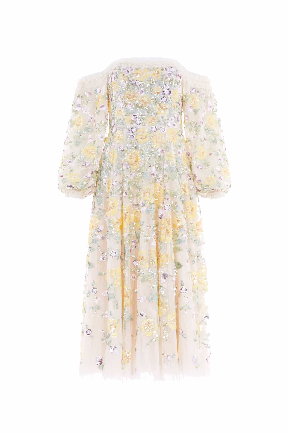 Elina Rose Off-Shoulder Ballerina Dress - Image 3