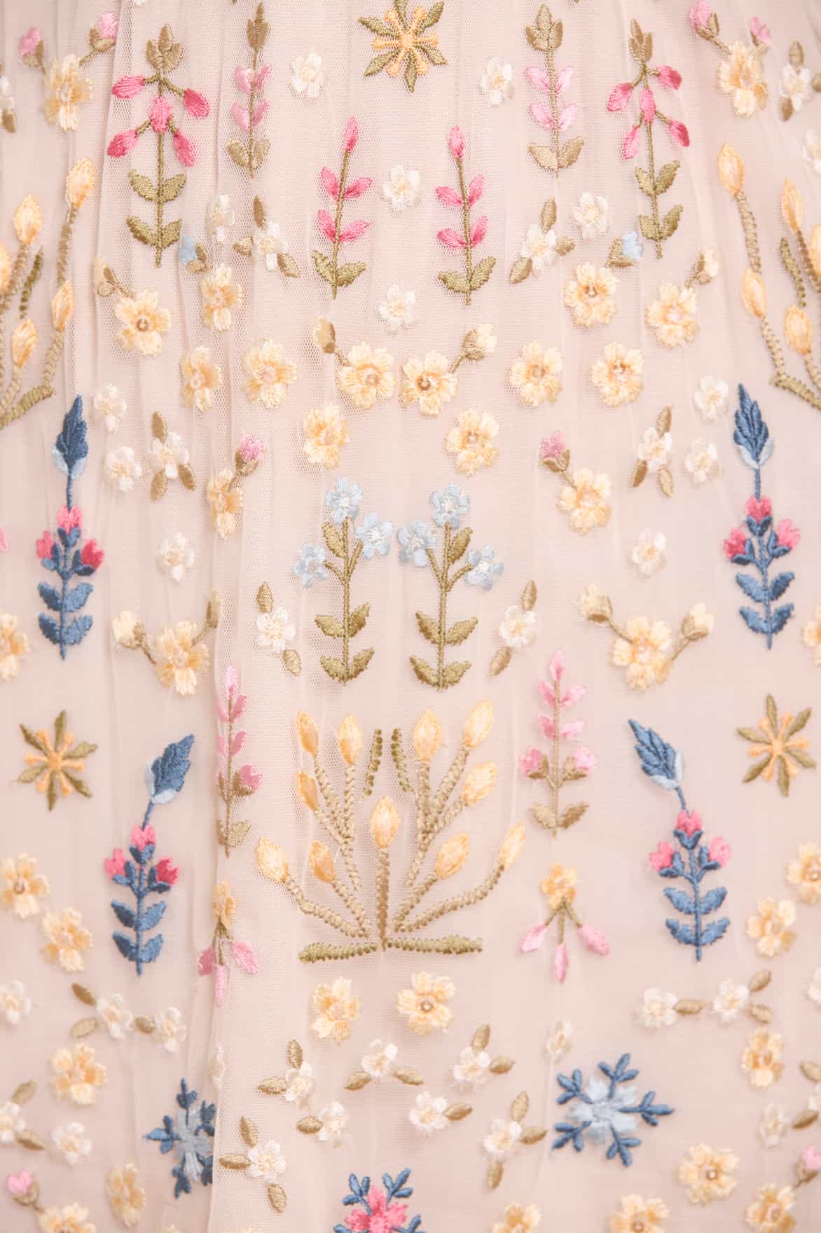 Flowerbed Embroidery Mini Dress - Image 5