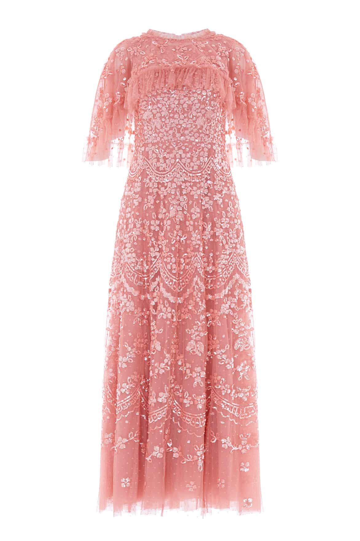 Freya Cape Ankle Gown - Image 2