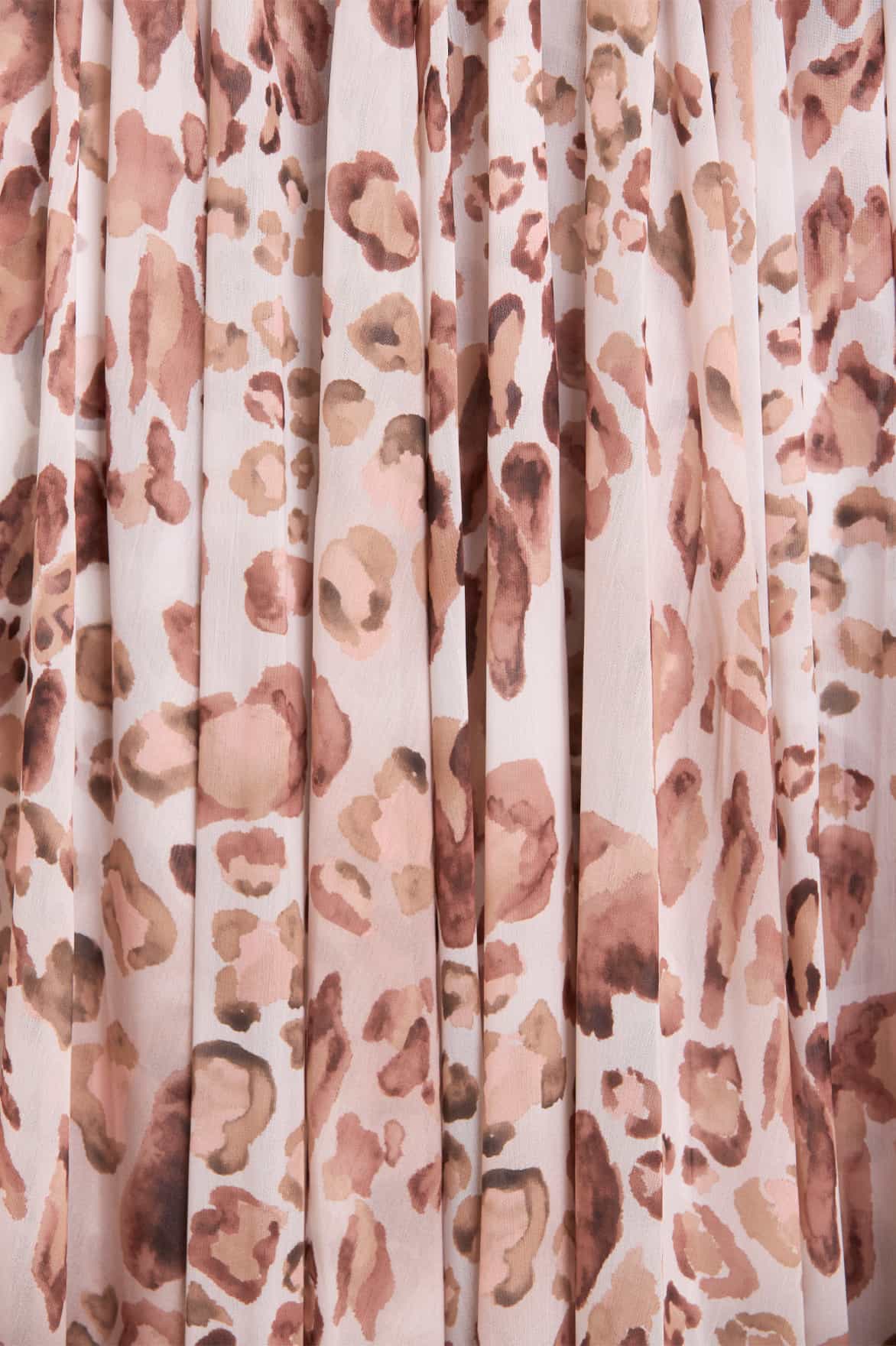 Leopard Chiffon Smocked Ballerina Dress - Image 5
