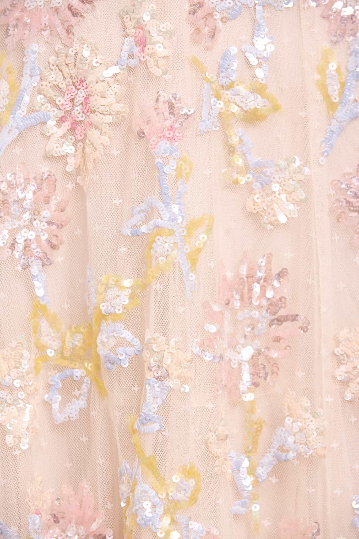 Sequin Dandelion Ruffle Ballerina Dress - Image 4