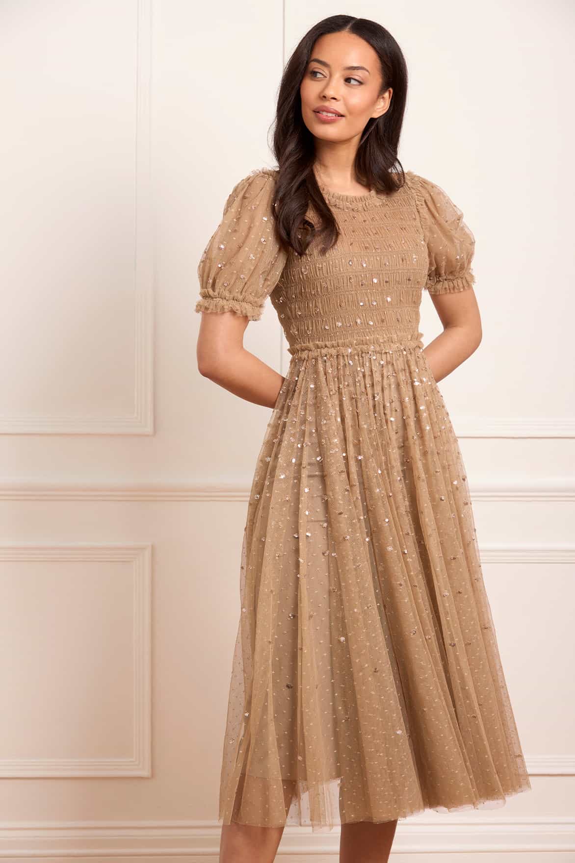 Sequin Giselle Smocked Ballerina Dress - Image 3