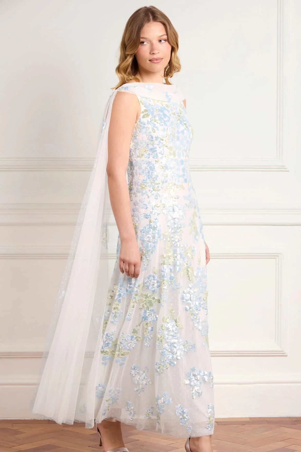 Wisteria Sequin Ankle Gown - Image 3